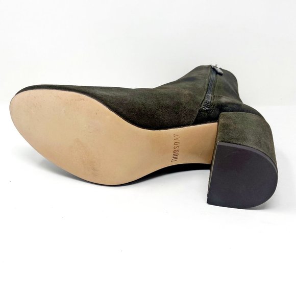 Thursday Boot Co Womens Dark Olive Suede Highlight Bootie - Picture 5 of 5